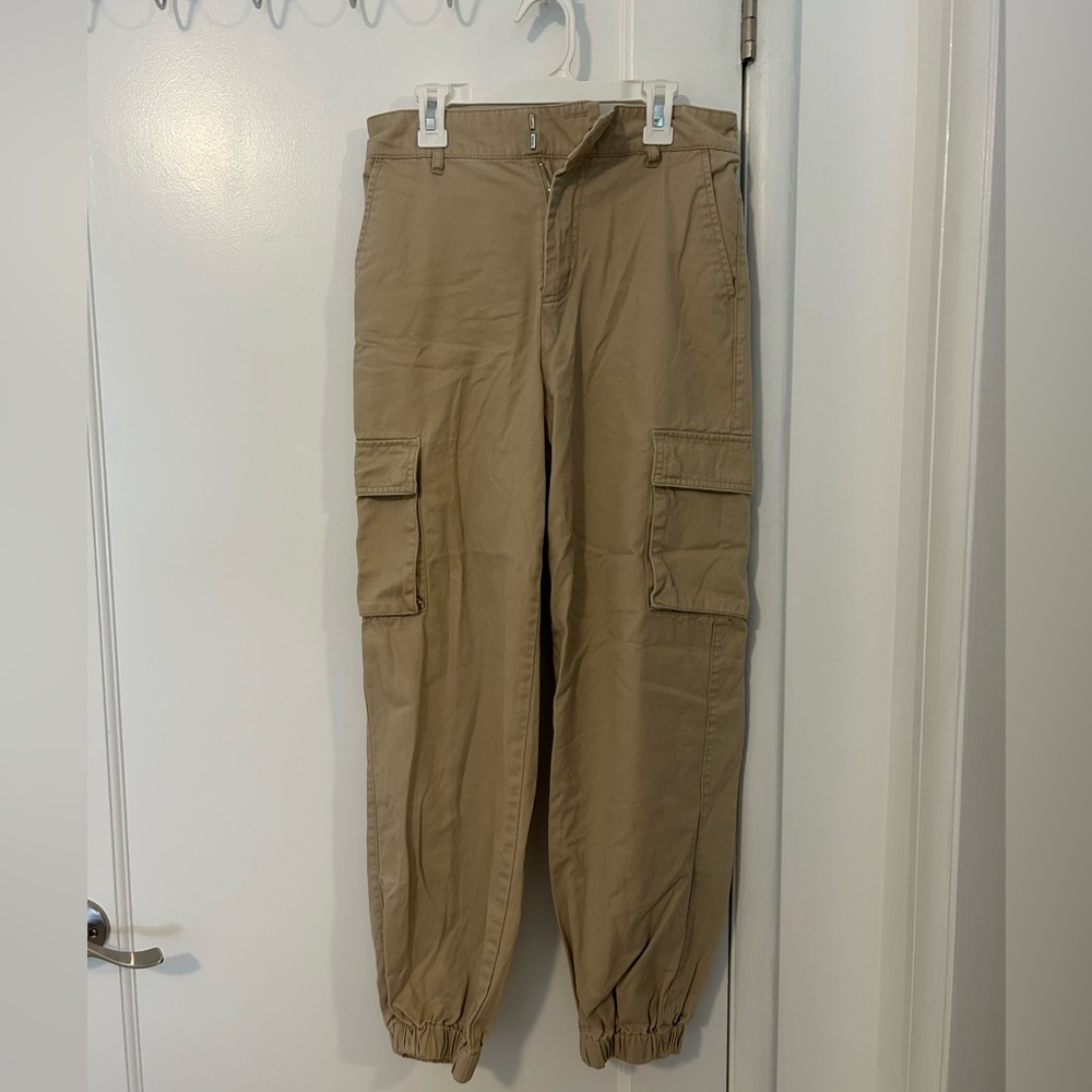 Forever 21 Khaki Utility Cargo Baggy Pants Size Small